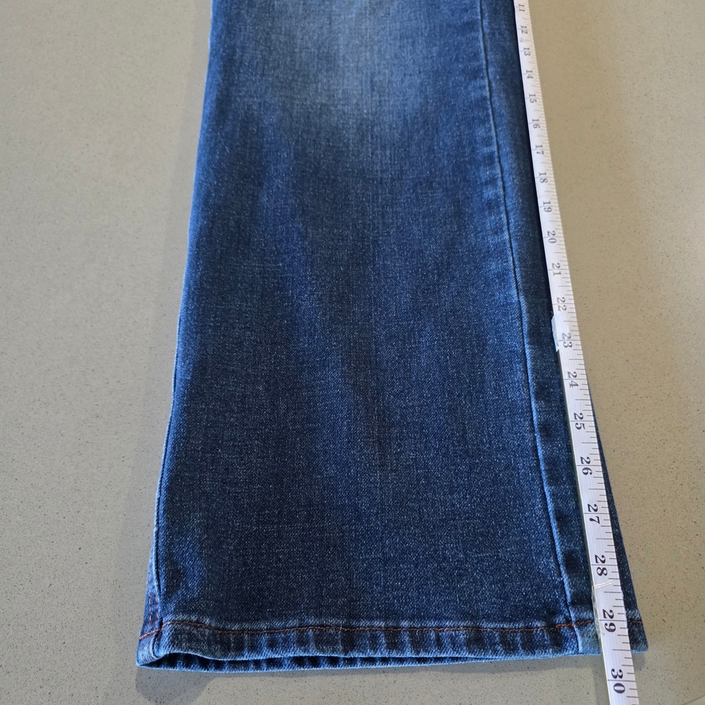 Judy Blue Womens Straight Fit Jeans Medium Wash Button Fly High Rise Denim - Picture 6 of 10